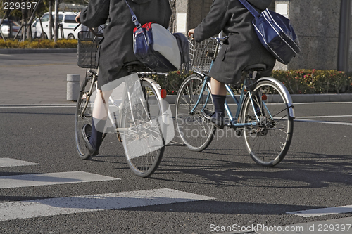 Image of Japanese schoolgirls