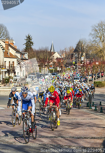 Image of The Peloton- Paris Nice 2013 in Nemours