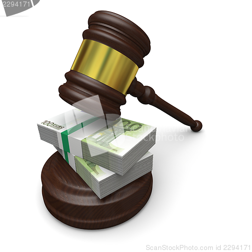 Image of Justice and money