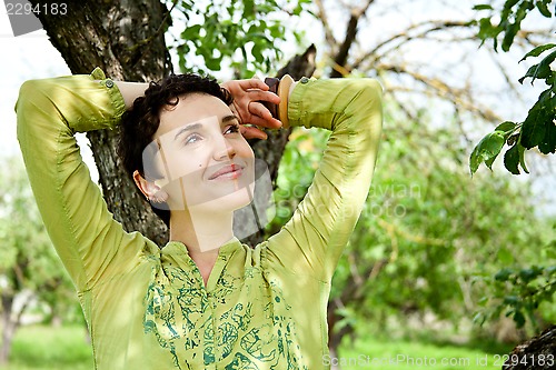 Image of female enjoying summer day