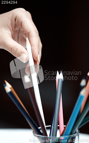 Image of Selecting pencil