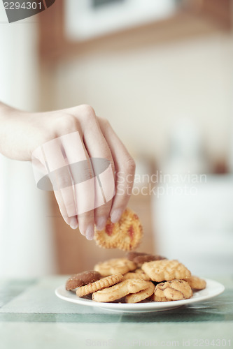 Image of Taking cookie