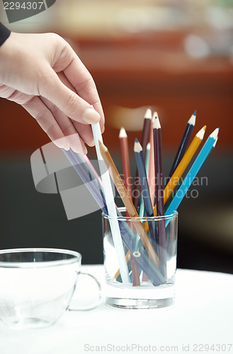 Image of Selecting pencil