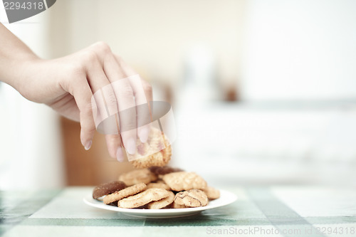 Image of Taking cookie