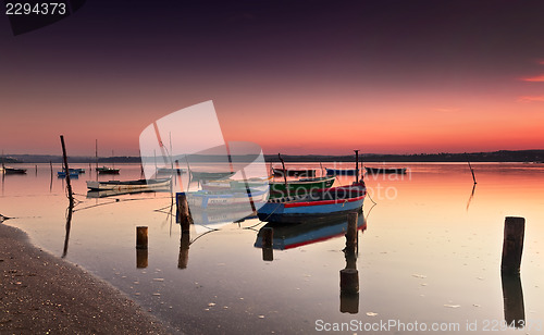 Image of Boats in the river