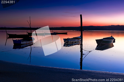 Image of Boats in the river