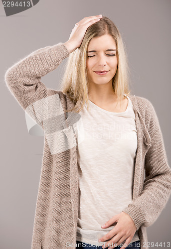 Image of Woman with headache