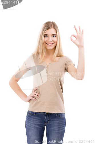 Image of Positive woman