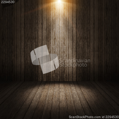 Image of Ray light on wall