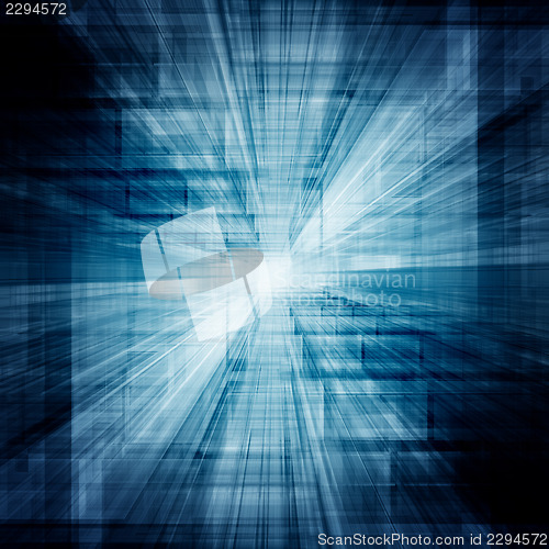 Image of Abstract architecture tunnel