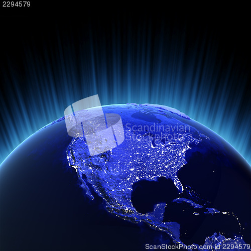 Image of America volume 3d render