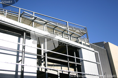 Image of construction of a modern building