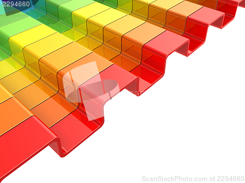 Image of Colorful rainbow