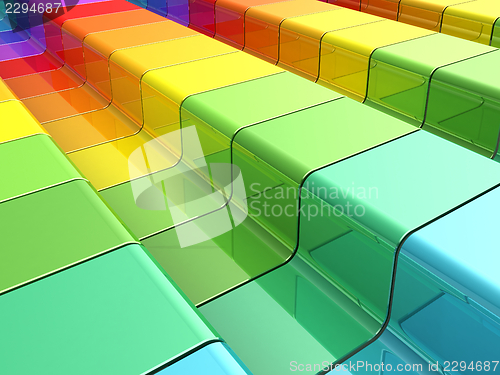 Image of Colorful rainbow