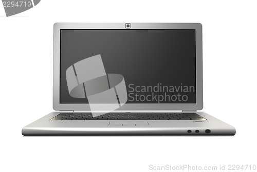 Image of Modern laptop