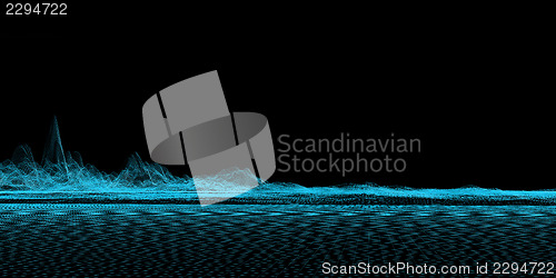 Image of Blue mesh