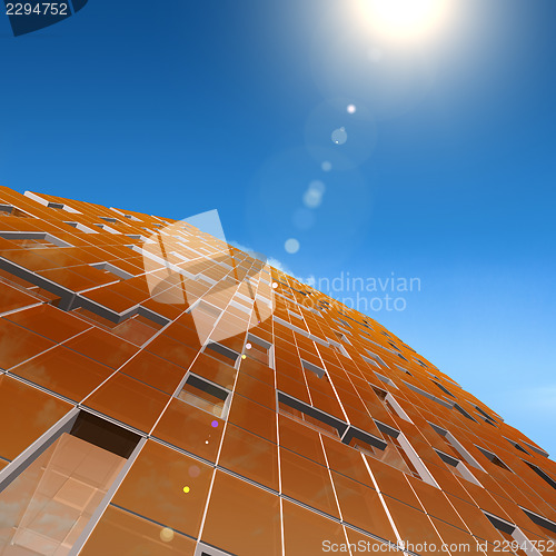 Image of Skyscraper sunray