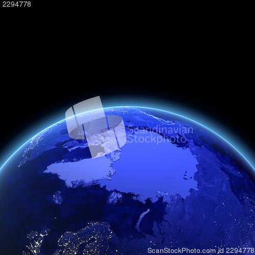 Image of Arctic 3d render