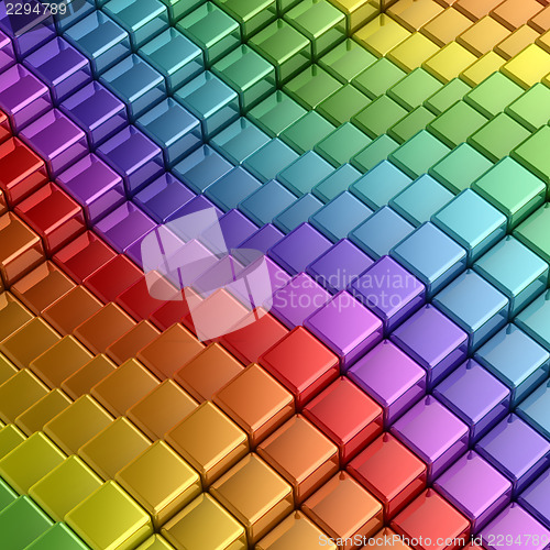 Image of Rainbow cubes