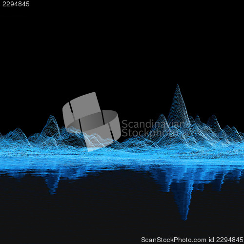 Image of Blue mesh