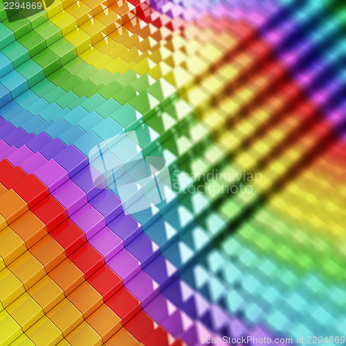 Image of Colorful rainbow lines