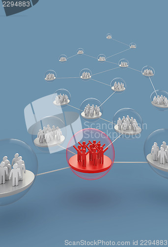 Image of Abstract network