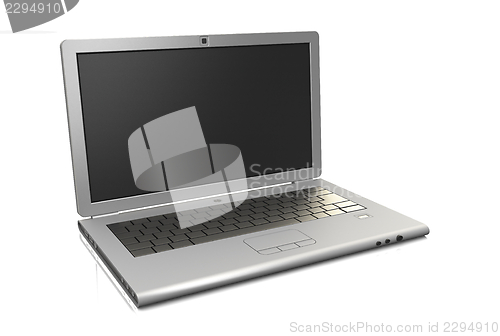 Image of Modern laptop