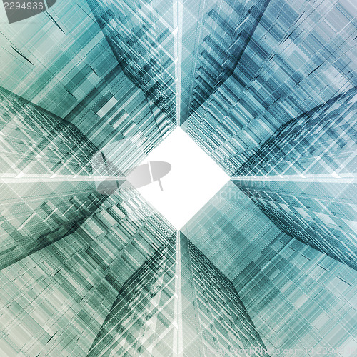 Image of Futuristic design tunnel