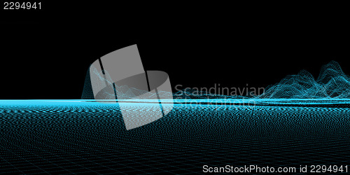 Image of Blue mesh