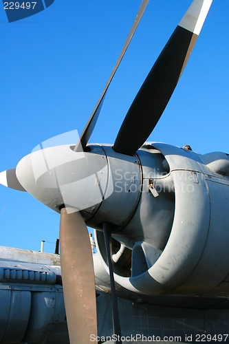 Image of RAF Shackleton Aircraft Engine