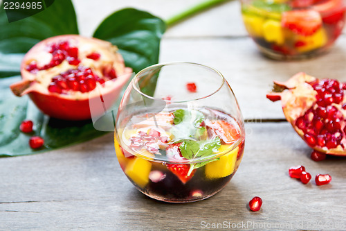 Image of Mango and Pomegranate sangria