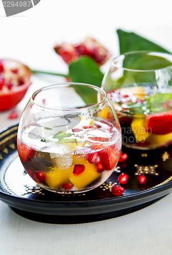 Image of Mango and Pomegranate sangria