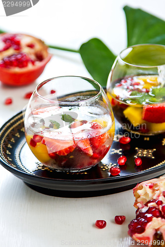 Image of Mango and Pomegranate sangria