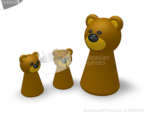 Image of bear family