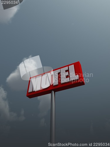 Image of motel sign