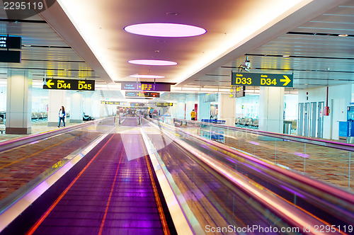 Image of Travellators at airport