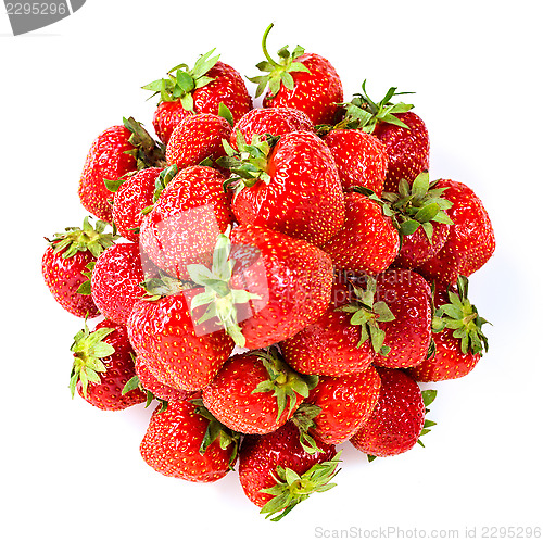 Image of fresh red strawberries