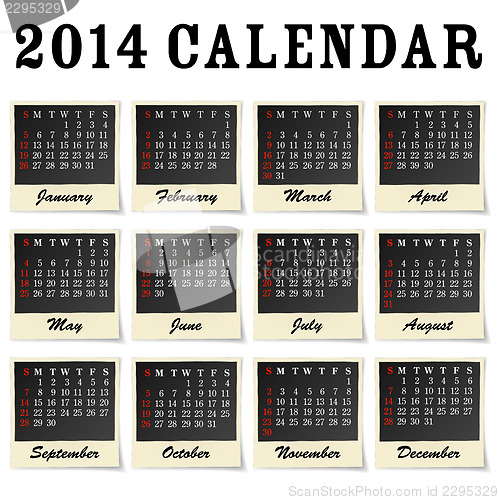 Image of 2014 calendar