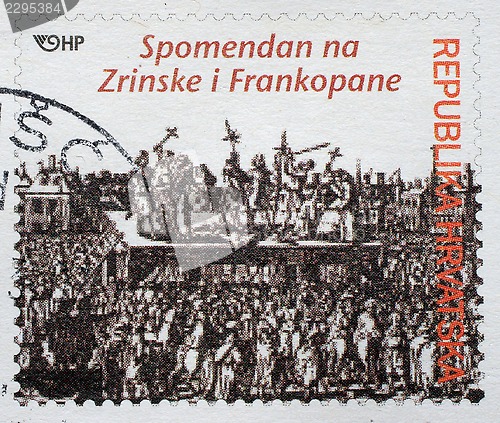 Image of Memorial stamp dedicated to the Zrinski and Frankopan