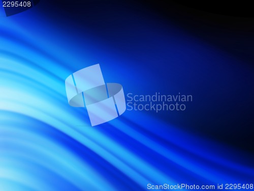 Image of Blue smooth twist light lines background. EPS 10