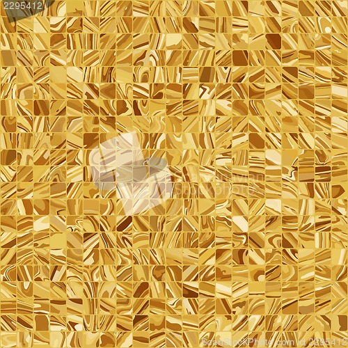 Image of Gold mosaic background. EPS 10