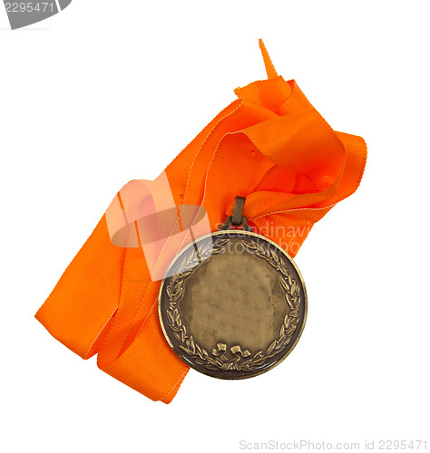 Image of Old medal isolated