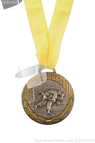 Image of Old medal isolated