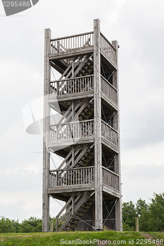 Image of View-tower with a grey sky