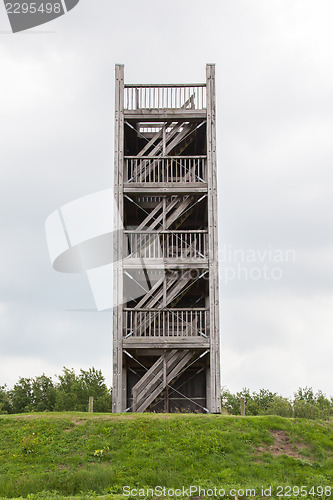 Image of View-tower with a grey sky