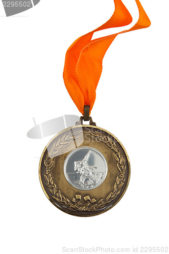 Image of Old medal isolated