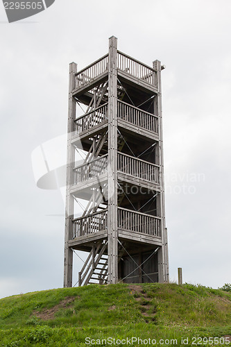 Image of View-tower with a grey sky