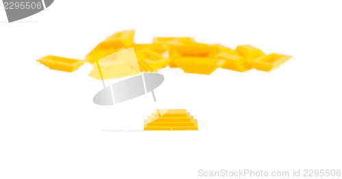 Image of Small yellow stairs 