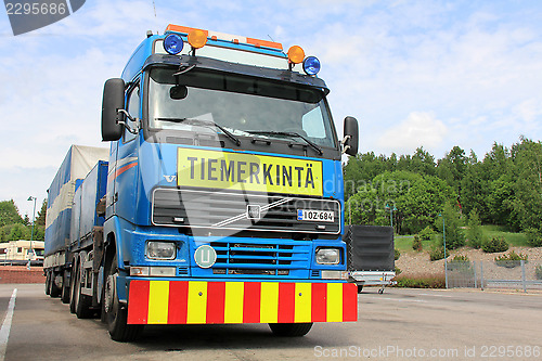 Image of Volvo Road Marking Truck and Trailer