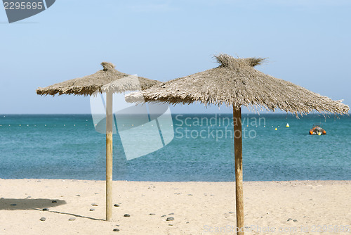 Image of Thatch Beach Umbrellas